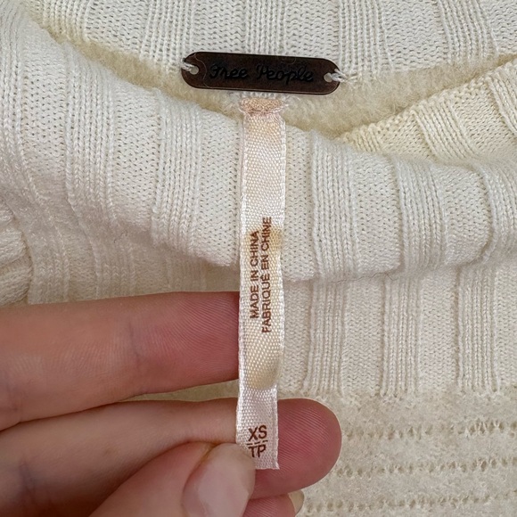 Free People Elderflower Pullover Sweater in Off White - Picture 7 of 10